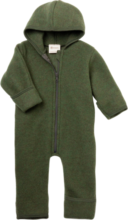 Wollfleece Overall mit Reissverschluss