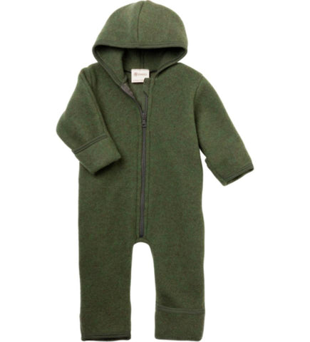 Wollfleece Overall mit Reissverschluss