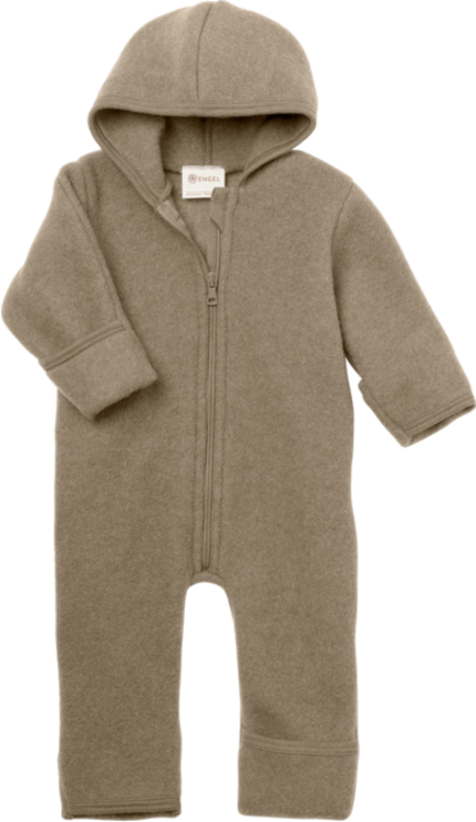 Wollfleece Overall mit Reissverschluss
