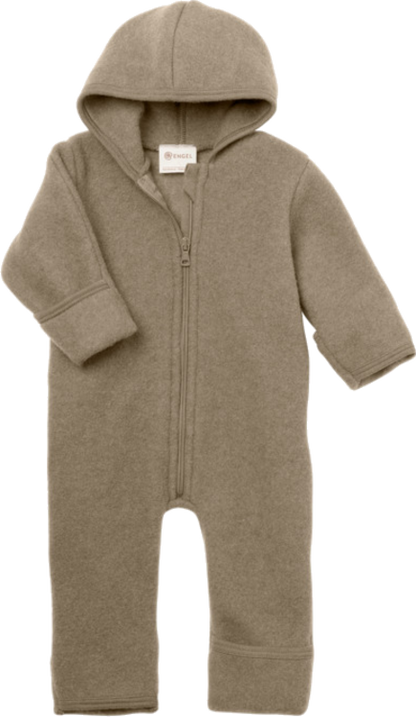 Wollfleece Overall mit Reissverschluss