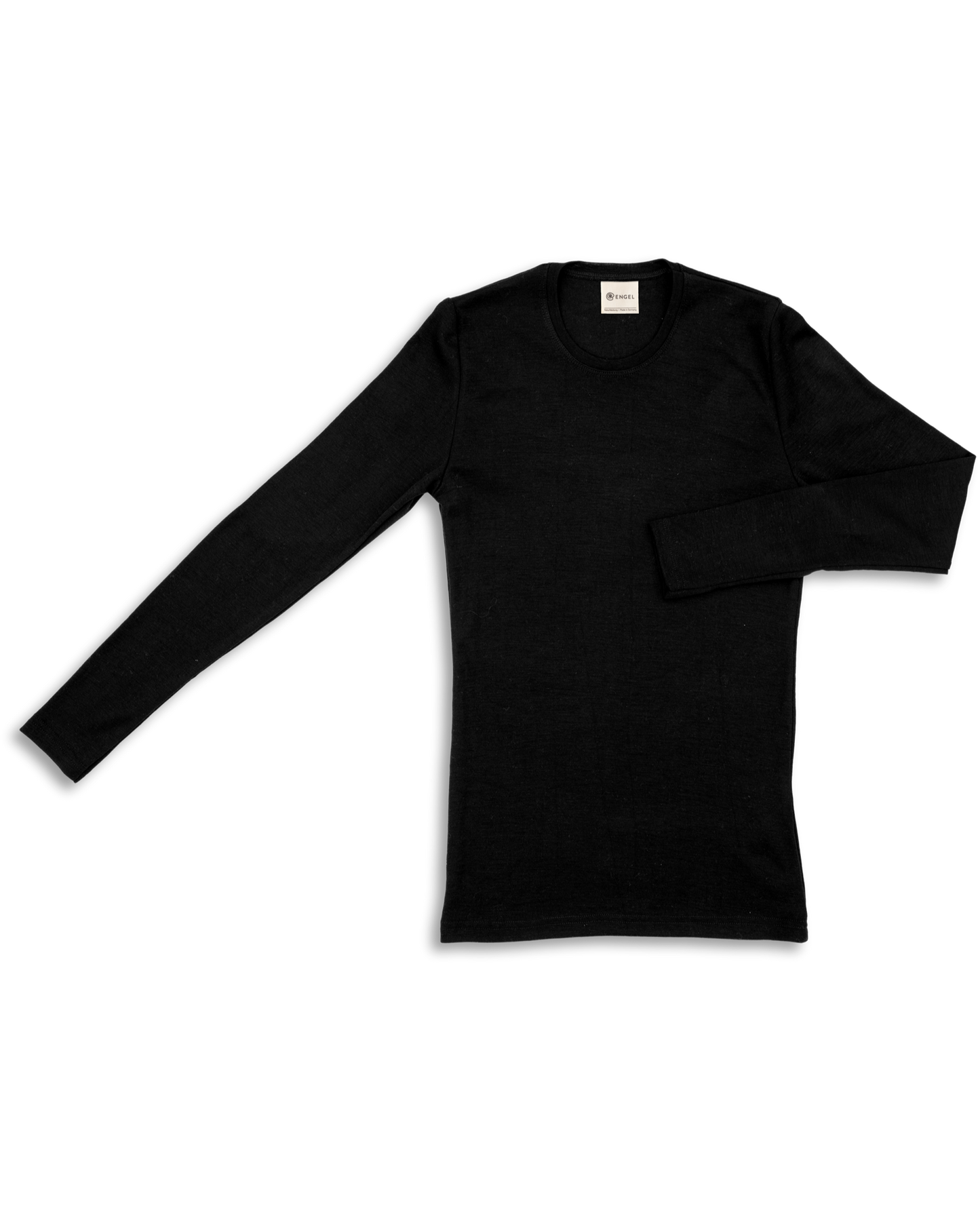 Wolle-Seide Shirt langarm Damen