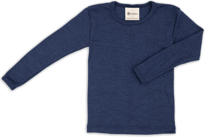 Wolle-Seide Kinder-Shirt langarm