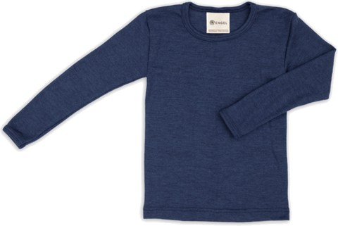 Wolle-Seide Kinder-Shirt langarm