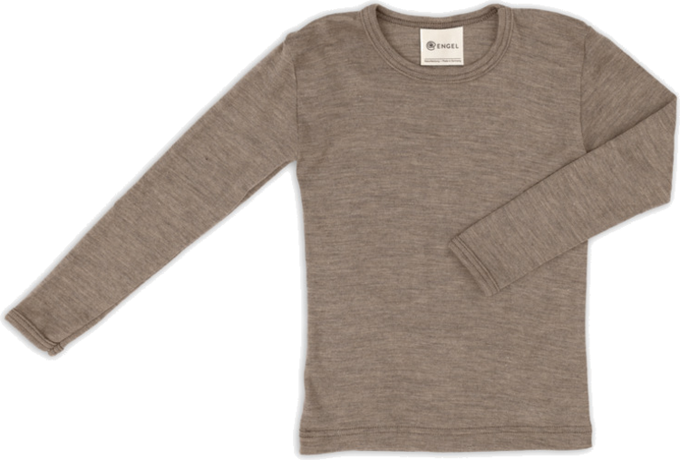 Wolle-Seide Kinder-Shirt langarm