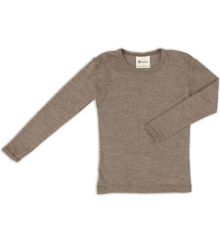 Wolle-Seide Kinder-Shirt langarm