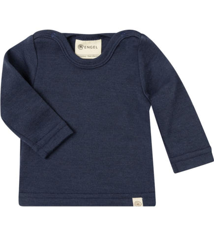 Wolle-Seide Baby-Shirt langarm