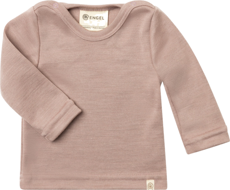 Wolle-Seide Baby-Shirt langarm