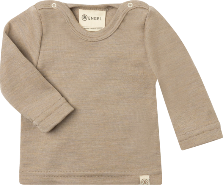 Wolle-Seide Baby-Shirt langarm