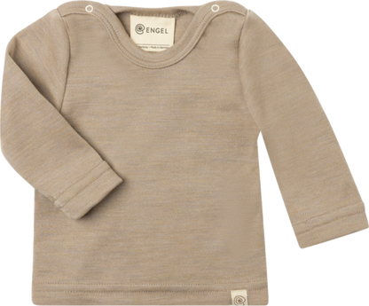 Wolle-Seide Baby-Shirt langarm