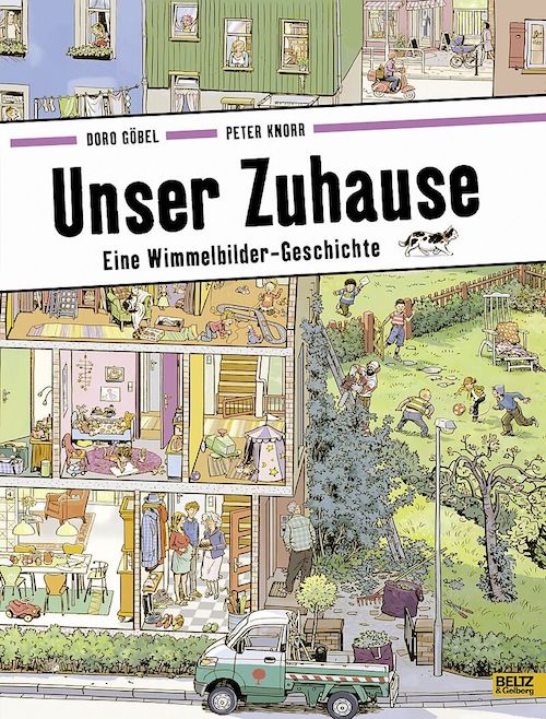 Kinderbuch Wimmelbuch-Geschichte - Unser Zuhause