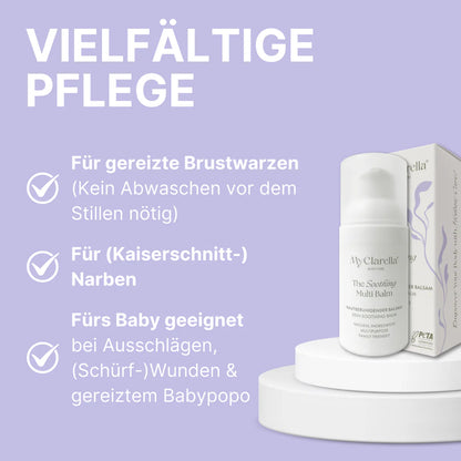 The Soothing Multi Balm für Kaiserschnittnarben und Brustwarzen 30ml