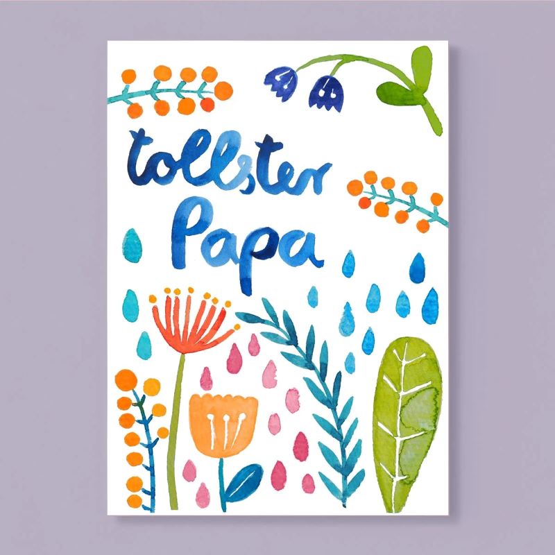 Postkarte TOLLSTER PAPA