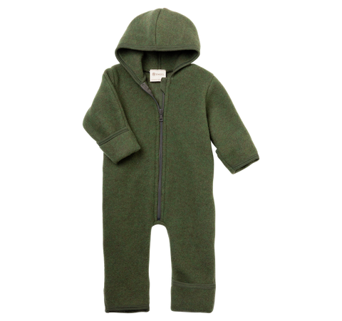 Wollfleece Overall mit Reissverschluss