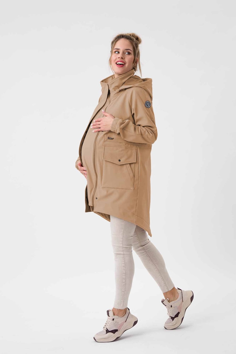 Umstands- und Tragemantel Softshell PARKA