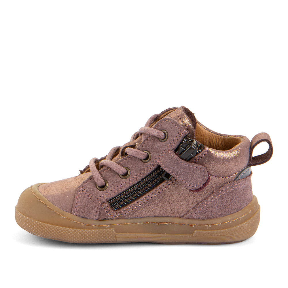 Barfuss Schuh MALY LACES shine aus Leder
