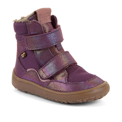 Barfuss Winterstiefel TEX WINTER Leder & Textil shine