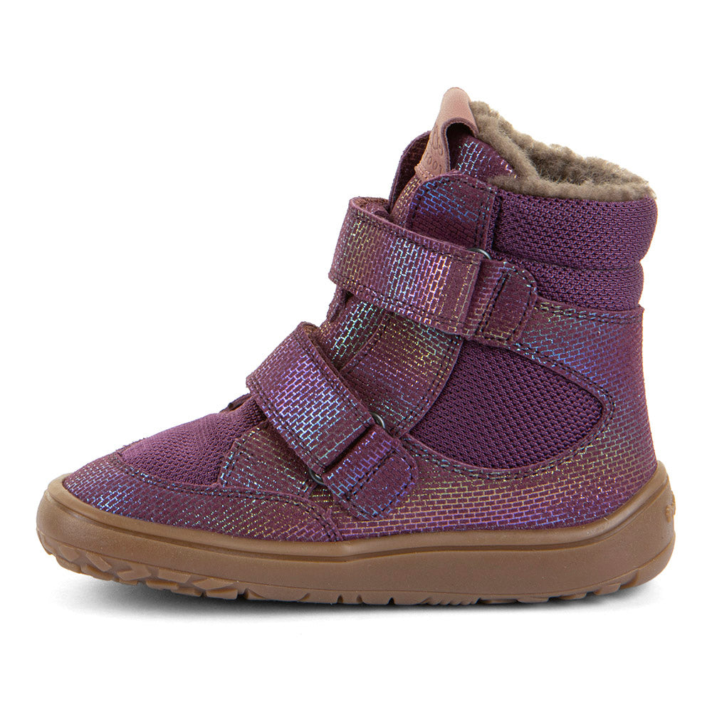 Barfuss Winterstiefel TEX WINTER Leder & Textil shine