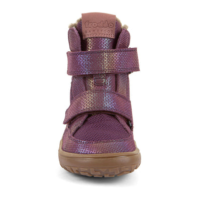Barfuss Winterstiefel TEX WINTER Leder & Textil shine
