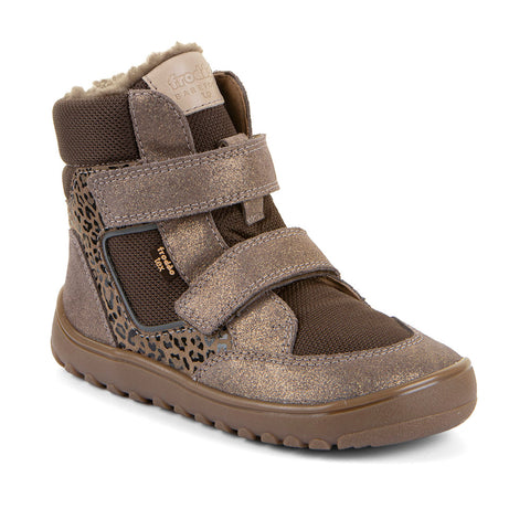 Barfuss Winterstiefel UP HILL WOOL shine