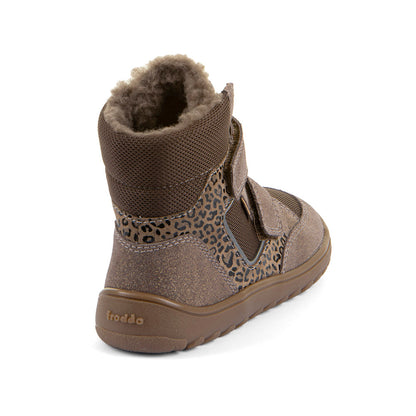 Barfuss Winterstiefel UP HILL WOOL shine