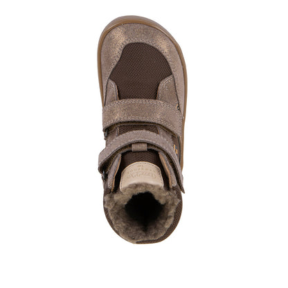Barfuss Winterstiefel UP HILL WOOL shine