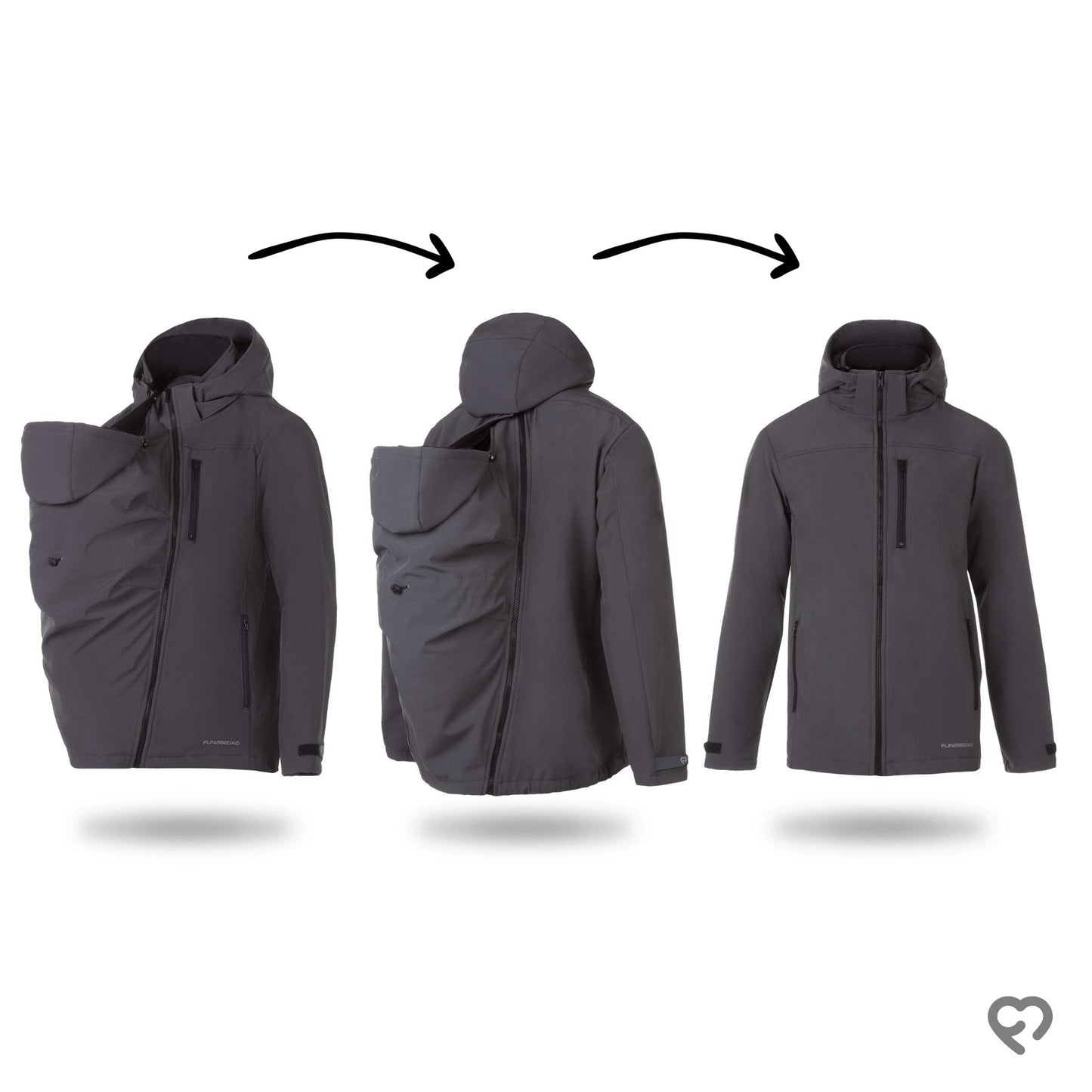 Softshell Tragejacke für Papas ELBRUS