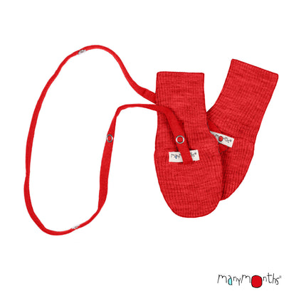 Merinowolle Baby-Handschuhe