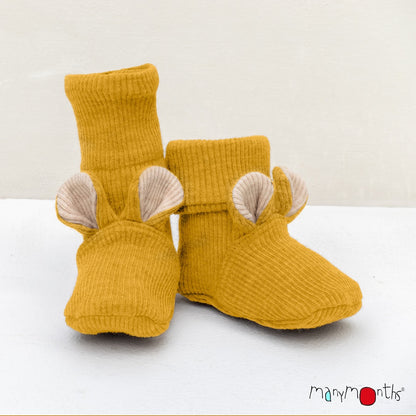 Merinowolle Teddy Booties