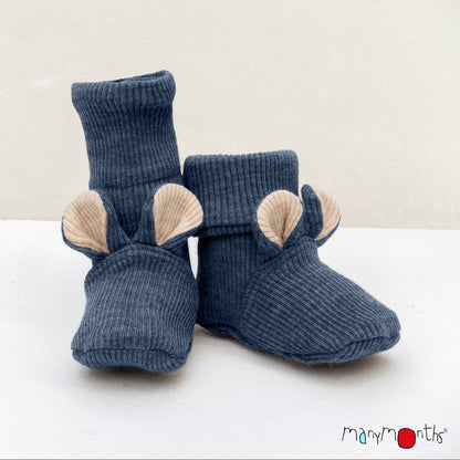 Merinowolle Teddy Booties