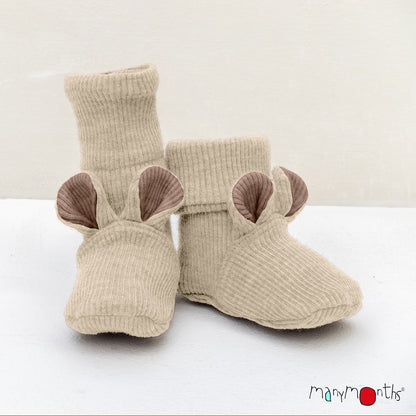 Merinowolle Teddy Booties
