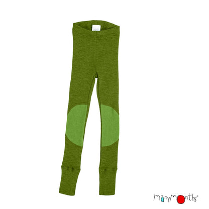 Merinowolle Leggings mit Knieverstärkung