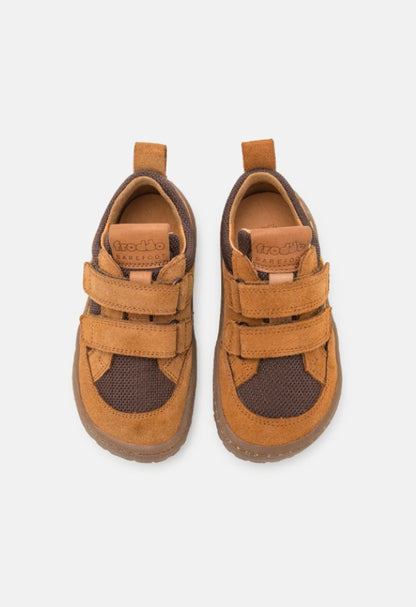 Barfuss Schuh D-VELCRO aus Leder und Textil
