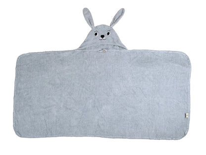 Kapuzenhandtuch GOTS Bio-Baumwolle HASE