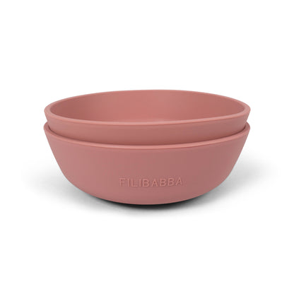 Kinder-Schüssel aus Silikon, mit Saugnapf, 2er Set