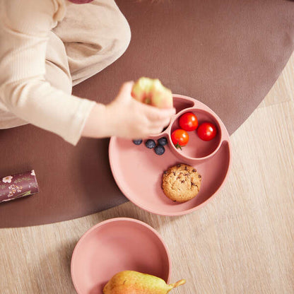 Kinder-Schüssel aus Silikon, mit Saugnapf, 2er Set