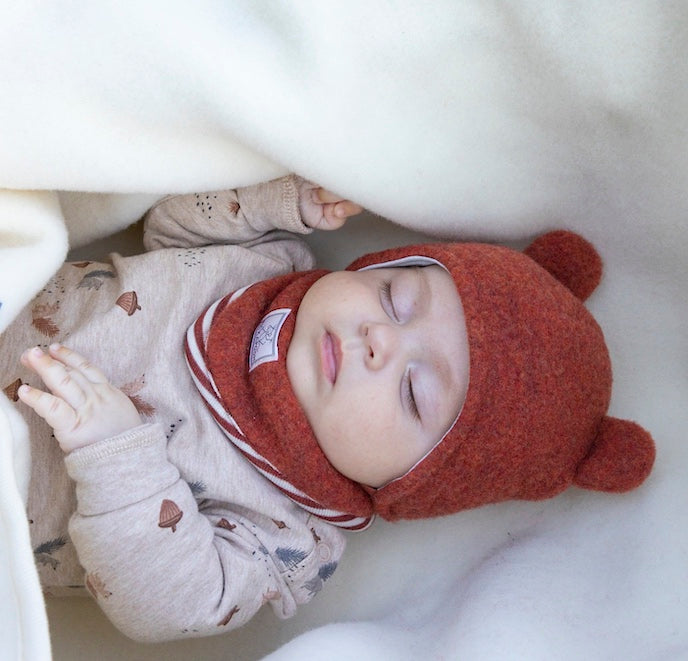 Newborn Wintermütze aus Wollfleece BEA