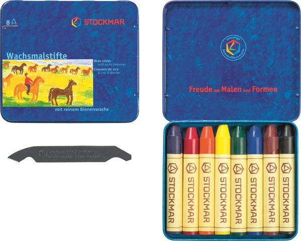 Stockmar Wachsmalstifte, 8Stk