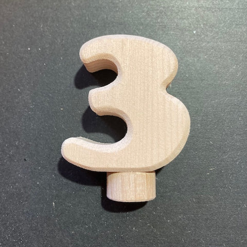 Steckfigur WOODLETTERS 3