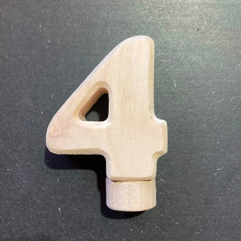 Steckfigur WOODLETTERS 4