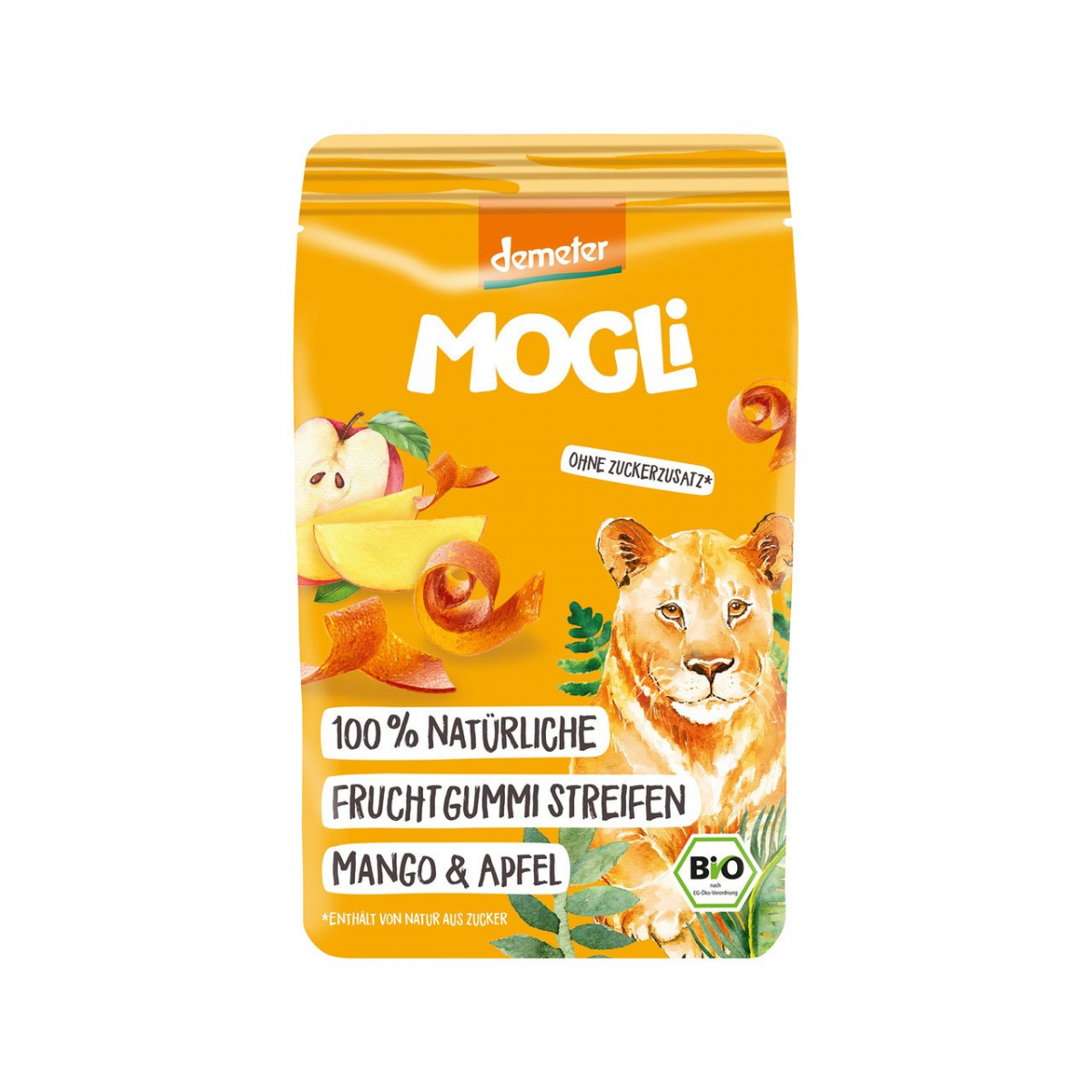 Fruchtstreifen Mango mit Apfel
