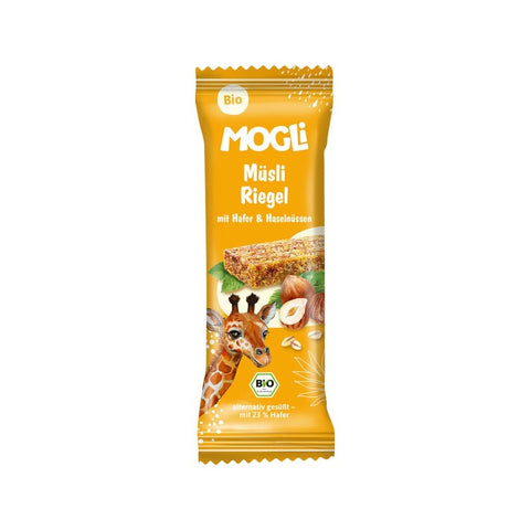 Müsli Riegel mit Hafer und Haselnüssen