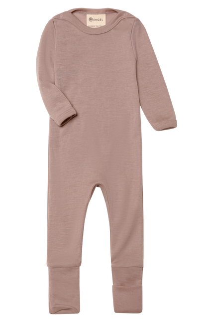 Wolle-Seide Strampler / Schlafoverall