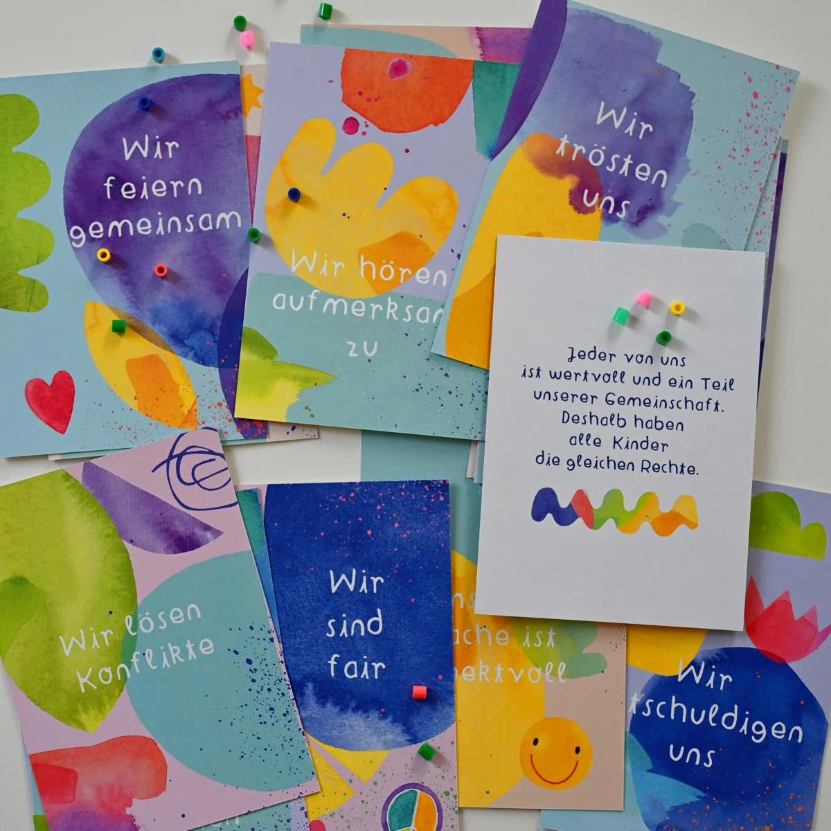 Affirmationskarten für Familien KARTEN FÜR EIN SCHÖNES MITEINANDER