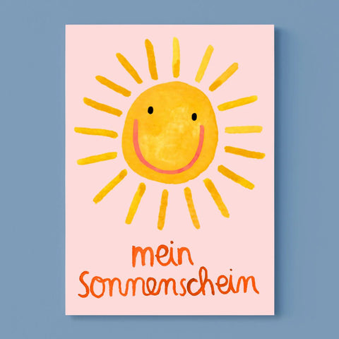 Postkarte MEIN SONNENSCHEIN