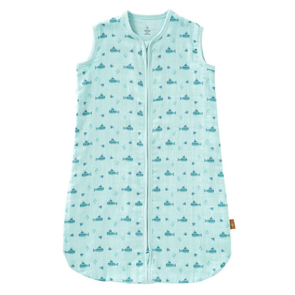 Sommer-Schlafsack aus Bio-Baumwoll-Musselin