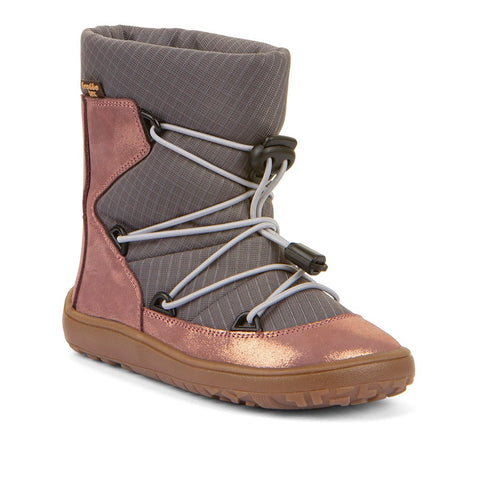 Barfuss Winterstiefel TEX TRACK WOOL shine