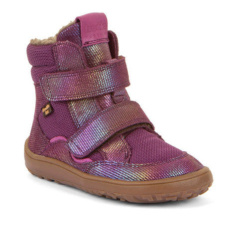 Barfuss Winterstiefel TEX WINTER Leder & Textil shine