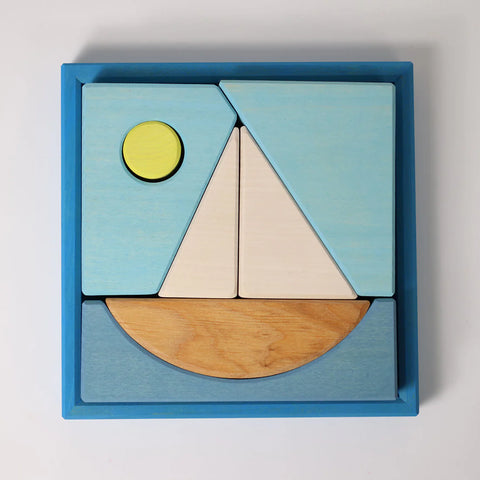 Bauspiel blau