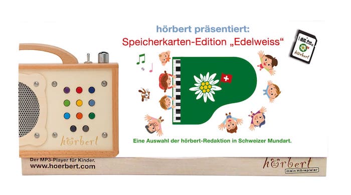Speicherkarte für hörbert EDELWEISS (schweizerdeutsch)