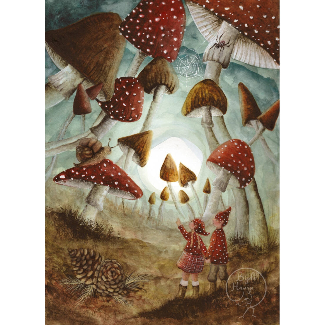 Bijde Hansje Postkarte RED HAT WONDERLAND